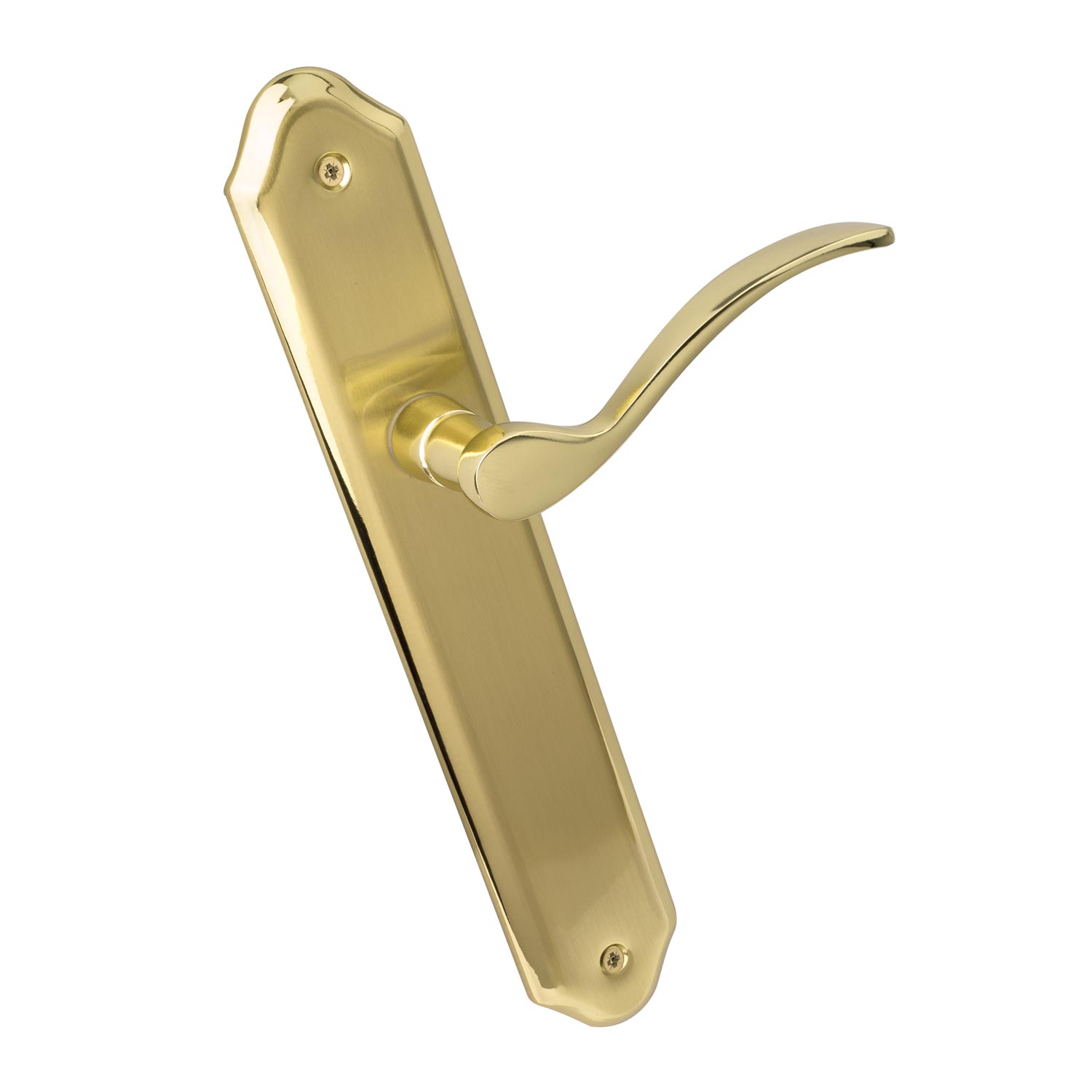 JUEGO MANIVELA PLACA 2000 LATON PULIDO