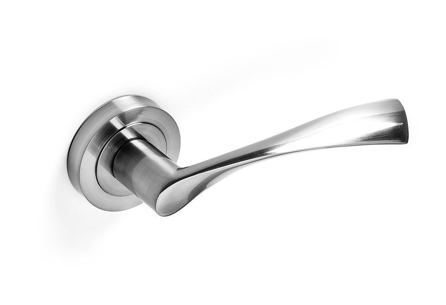 JGO. MANIVELA ROSETA TWIST/OLA NIQUEL SATINADO