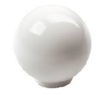 TIRADOR BOLA BLANCO DE 29 MM