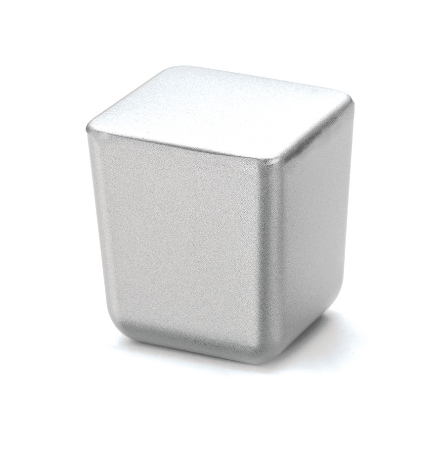 TIRADOR POMO MINI 25X25MM  CROMO MATE