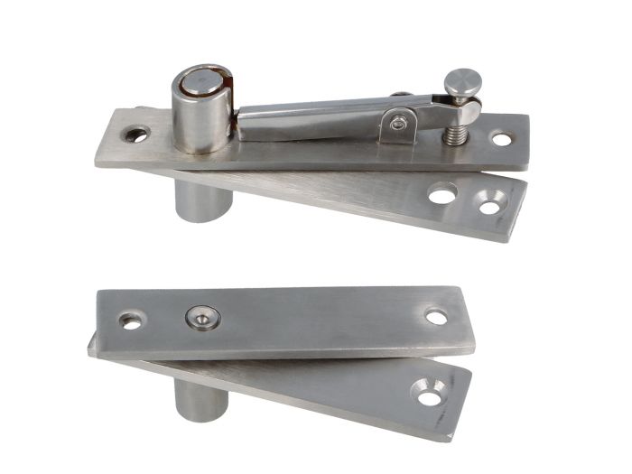 JUEGO BISAGRA PIVOTANTE PIVOT01 80 KG INOXIDABLE