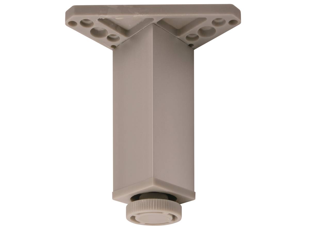 PATA CUADRADA CROMO MATE 40X40MM