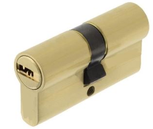 CILINDRO SEGURIDAD 35X35MM LATON SATINADO