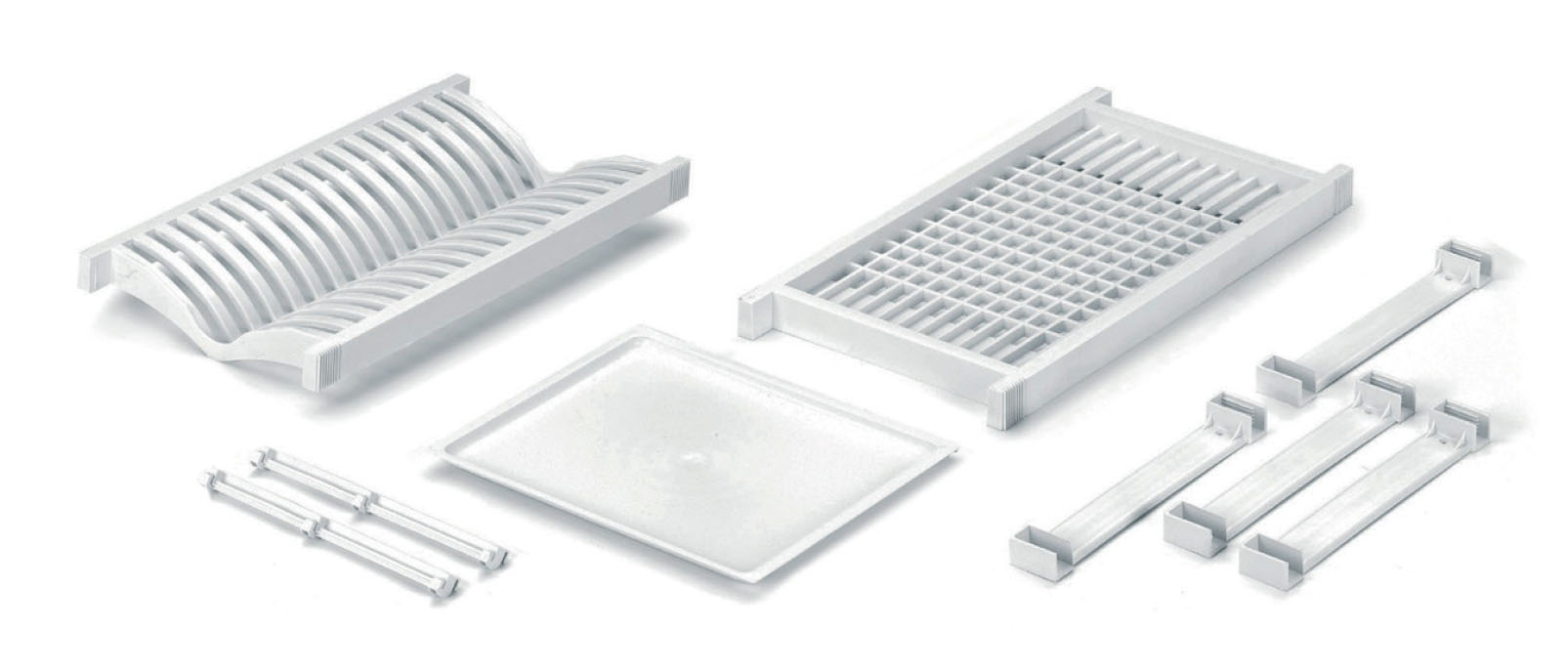 JUEGO ESCURREPLATO PVC  MOD.60 BLANCO