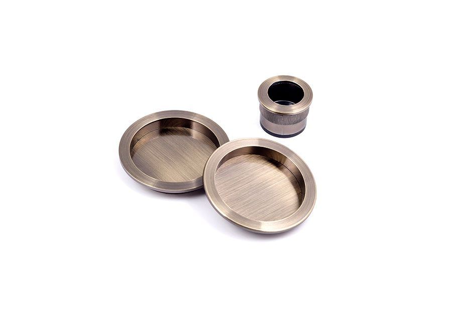 KIT CORREDERA SIMPLE REDONDO CUERO YESTER