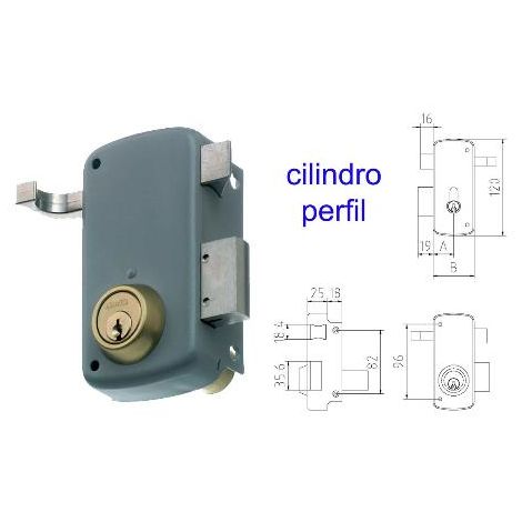 CERRADURA 2556AP-60 DERECHA