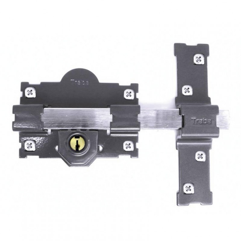 CERROJO TRABA 101-L PINTADO LLAVE/LLAVE