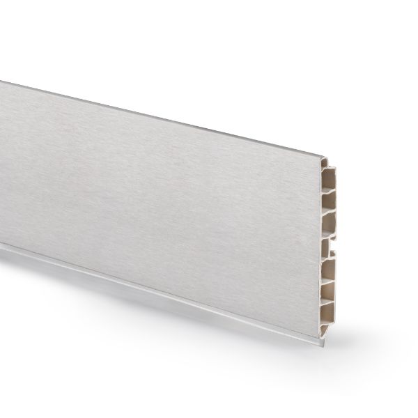 ZOCALO PVC ALUMINIO SATINADO150X3900MM