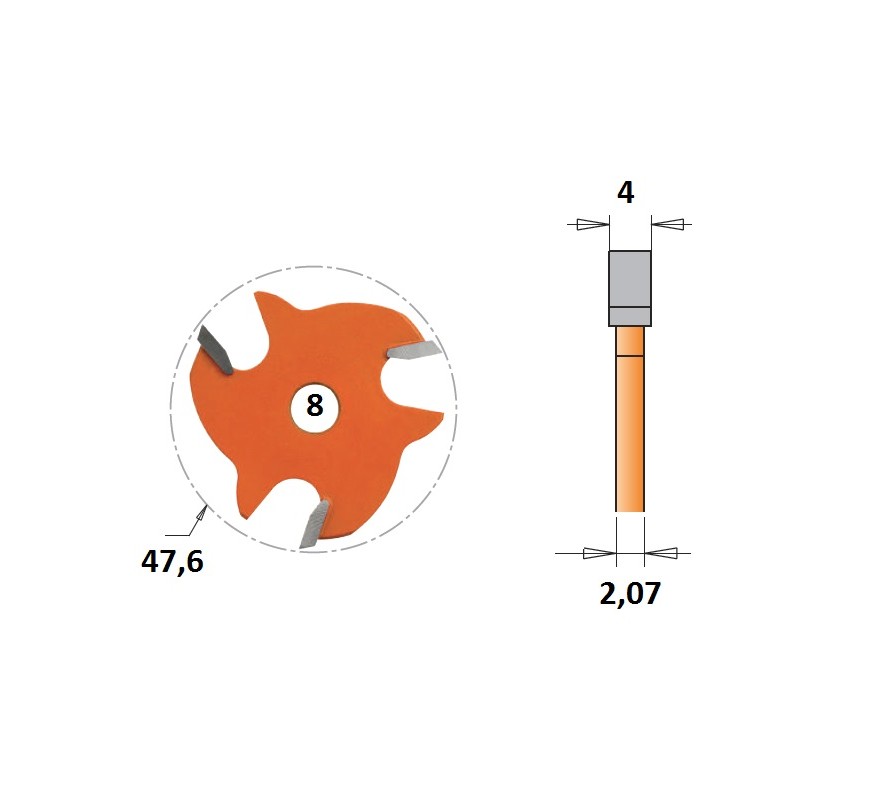 DISCO FRESA 822.340.11 DE 4MM