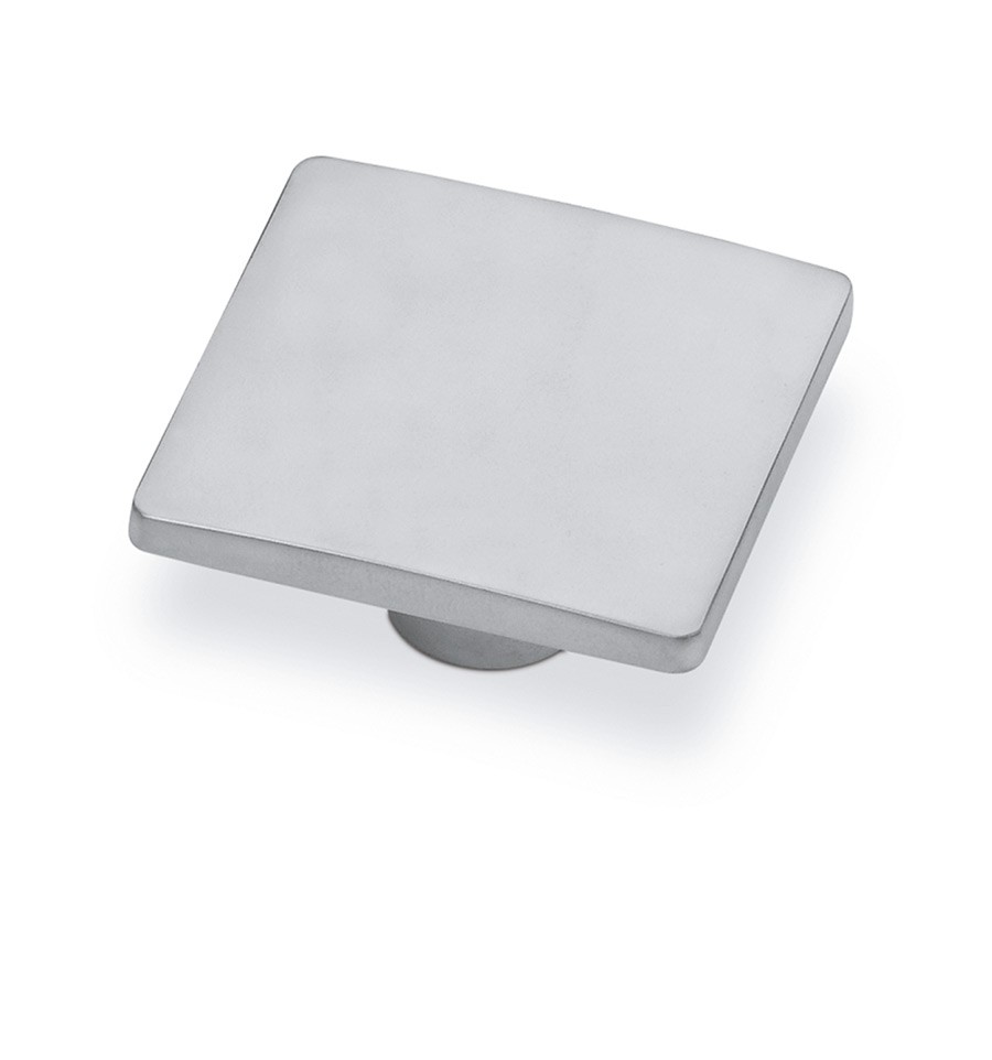 TIRADOR POMO 50X50MM NIQUEL CEPILLADO