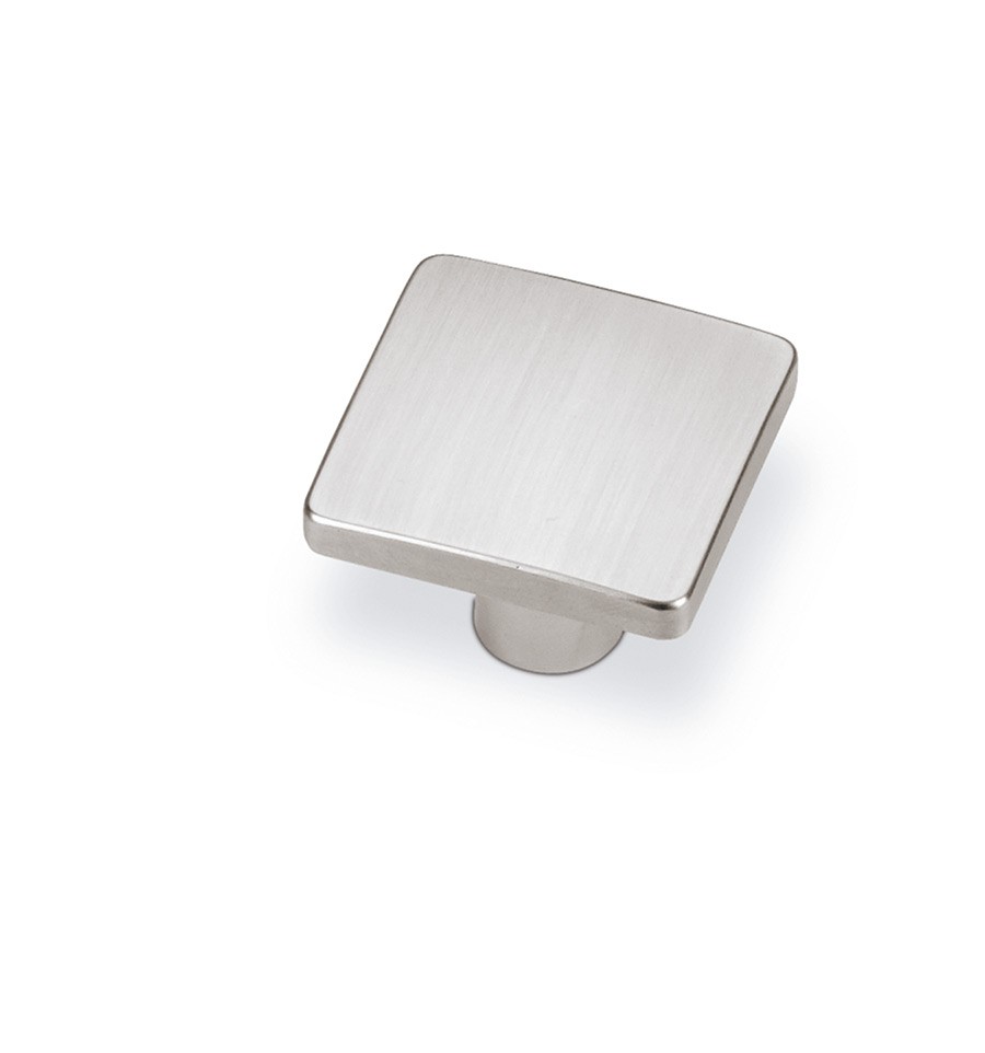 TIRADOR POMO WABE 32X32MM NIQUEL CEPILLADO