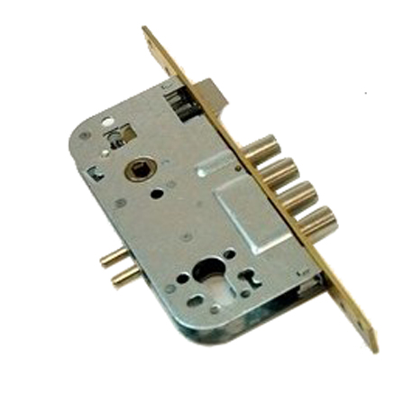 CERRADURA CENTRAL SAGA-100 50MM LATON