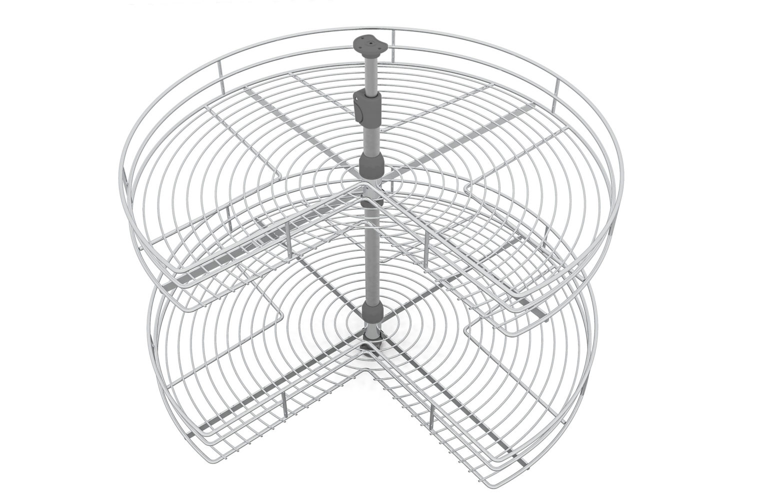 BANDEJA GIRATORIA 270º MOD.80 CROMO