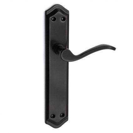 JGO. MANIVELA PLACA EQ-202 NEGRO MATE