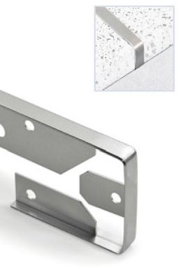 UNION RECTA ENCIMERA 1R 40MM PLATA