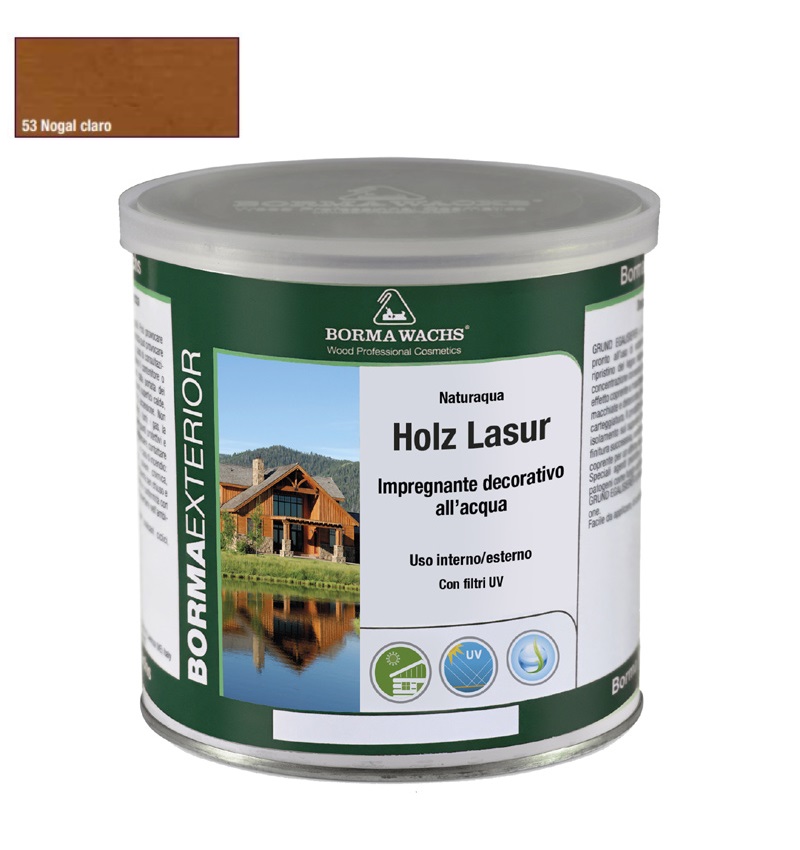 LASUR AGUA NOGAL CLARO 53 DE 750 GRAMO