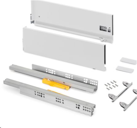 CAJON VERTEX 3-D PUSH 178X450MM BLANCO 40KG