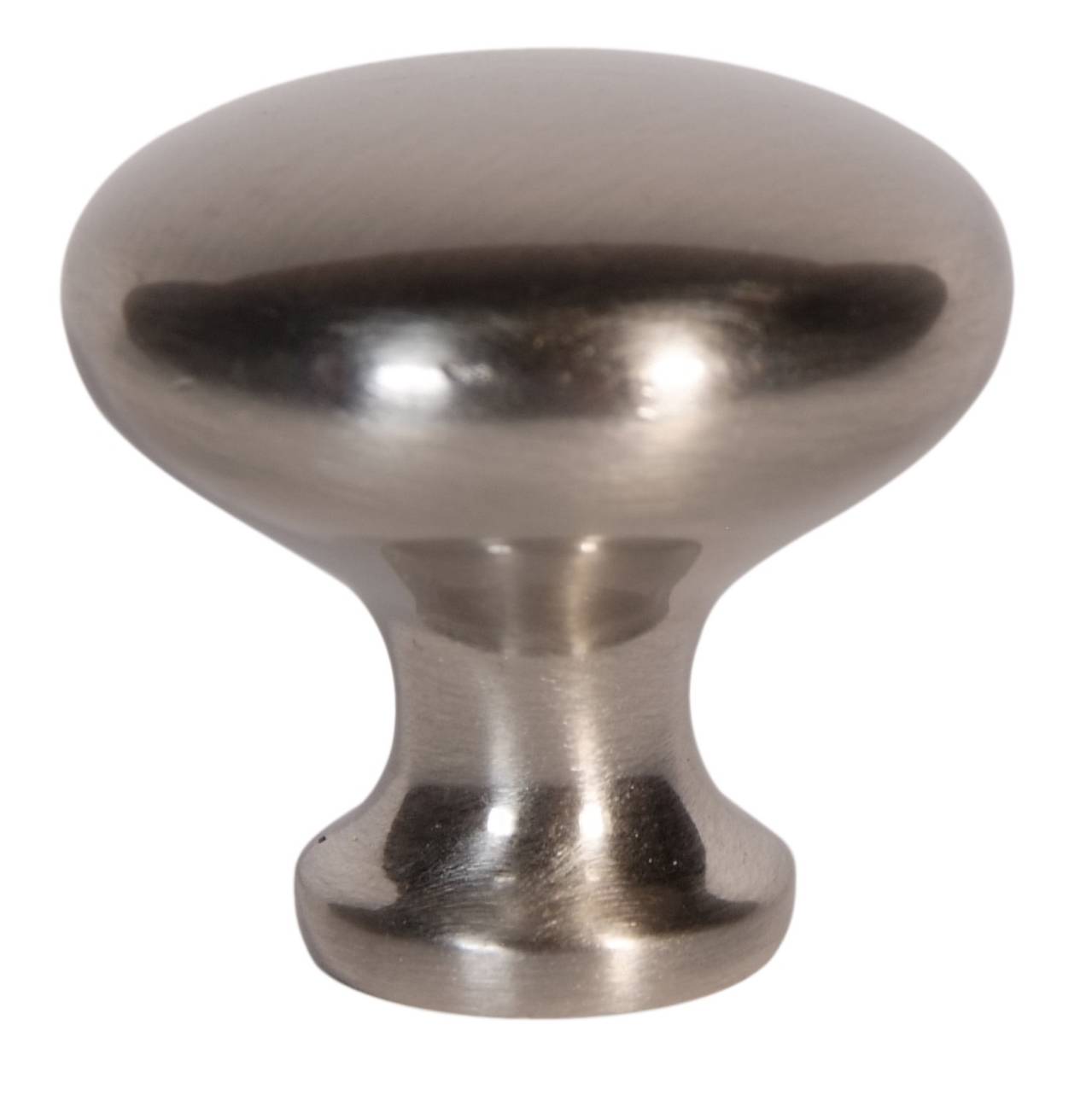 TIRADOR POMO METALICO 29MM NIQUEL CEPILLADO