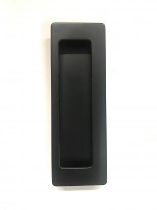 TIRADOR EMBUTIR ACERO 82X37MM NEGRO MATE