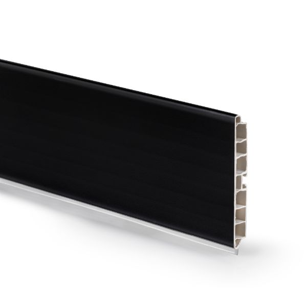 ZOCALO PVC NEGRO MATE 100X3900MM