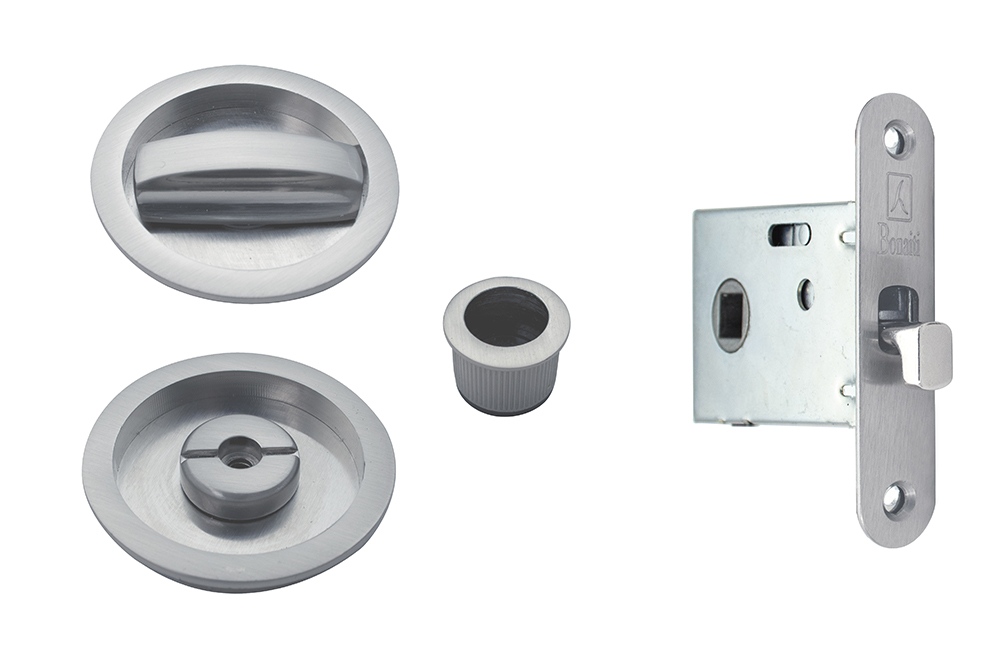 KIT CORREDERA COND.+DES.9510 REDONDO  NIQ SATINADO