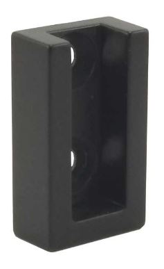 SOPORTE LATERAL CUADRADO NEGRO MATE