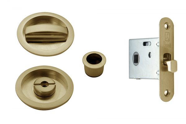 KIT CORREDERA COND.+DES. REDONDO LATON MATE