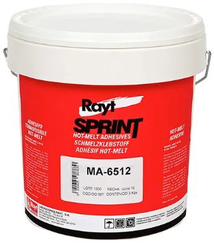 BOTE COLA TERMOFUSIBLE REF 6512 DE 7 KILOS