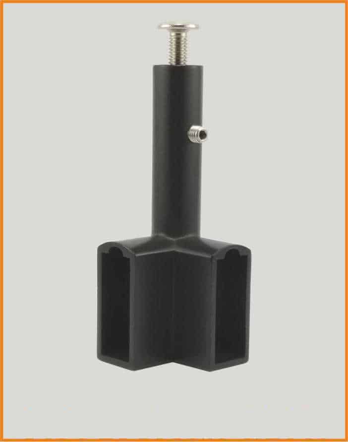 SOPORTES ESQUINA 90º NEGRO