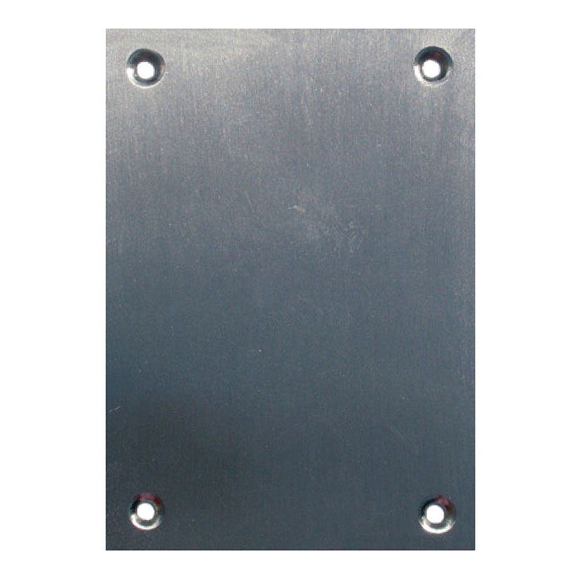 PLACA CIEGA INOX SATINADO 60X120MM