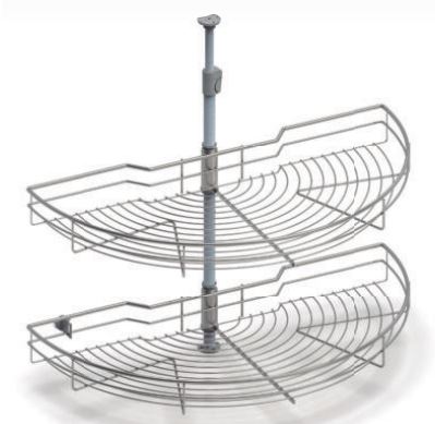 BANDEJAS GIRATORIAS 180º CON BARRA  MOD.75