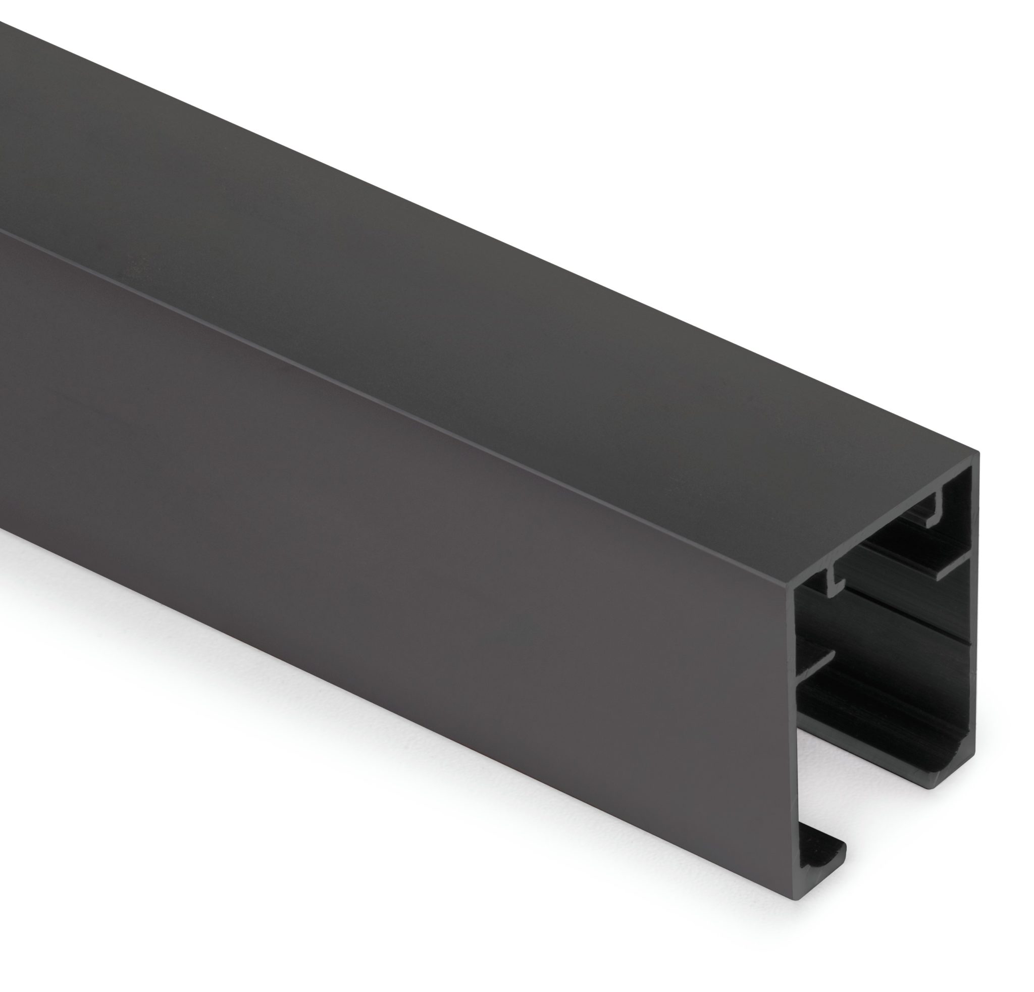 CARRIL SLIDE 80 FLAT 2000MM NEGRO