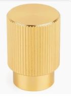 TIRADOR POMO ARPA 0583022L91 22MM LATON CEPILLADO