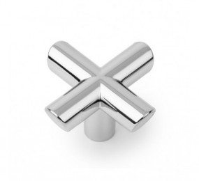 TIRADOR POMO EQUIS 0614040201 40MM CROMO BRILLO