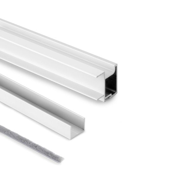 KIT PUERTA SHARP 19MM BLANCO MATE 2.70MTS