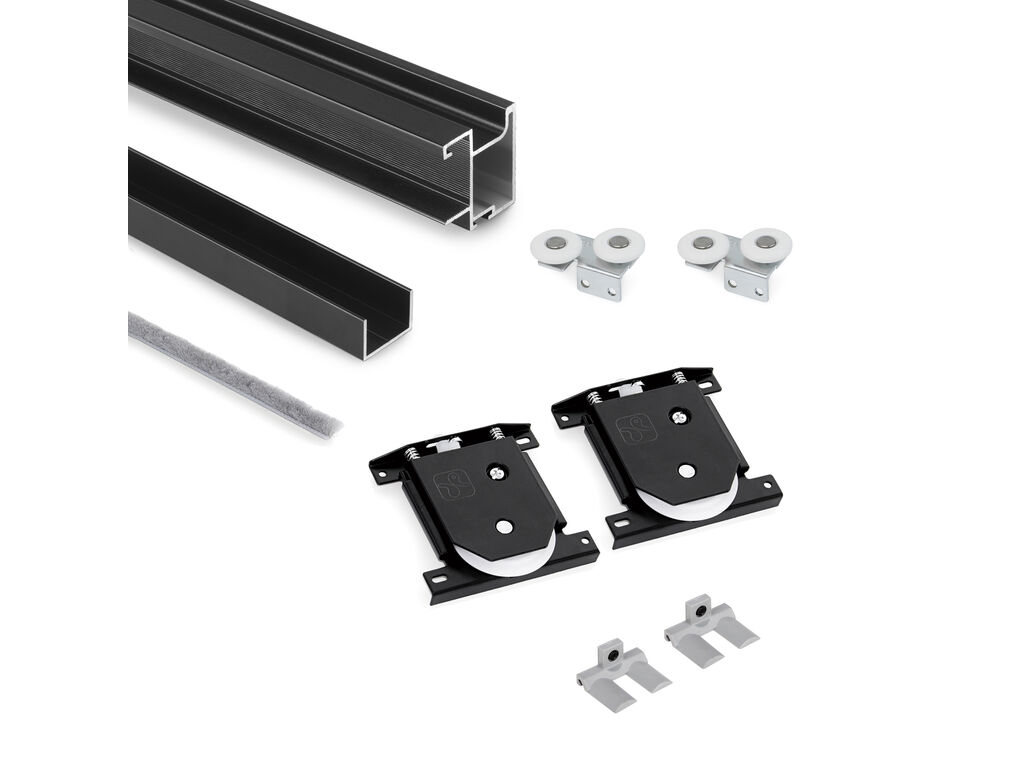 KIT PUERTA SHARP 16MM BLANCO MATE 270MTS