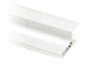 PERFIL GOLA "S" HORIZONTAL 16MM BLANCO MATE3.95MTS